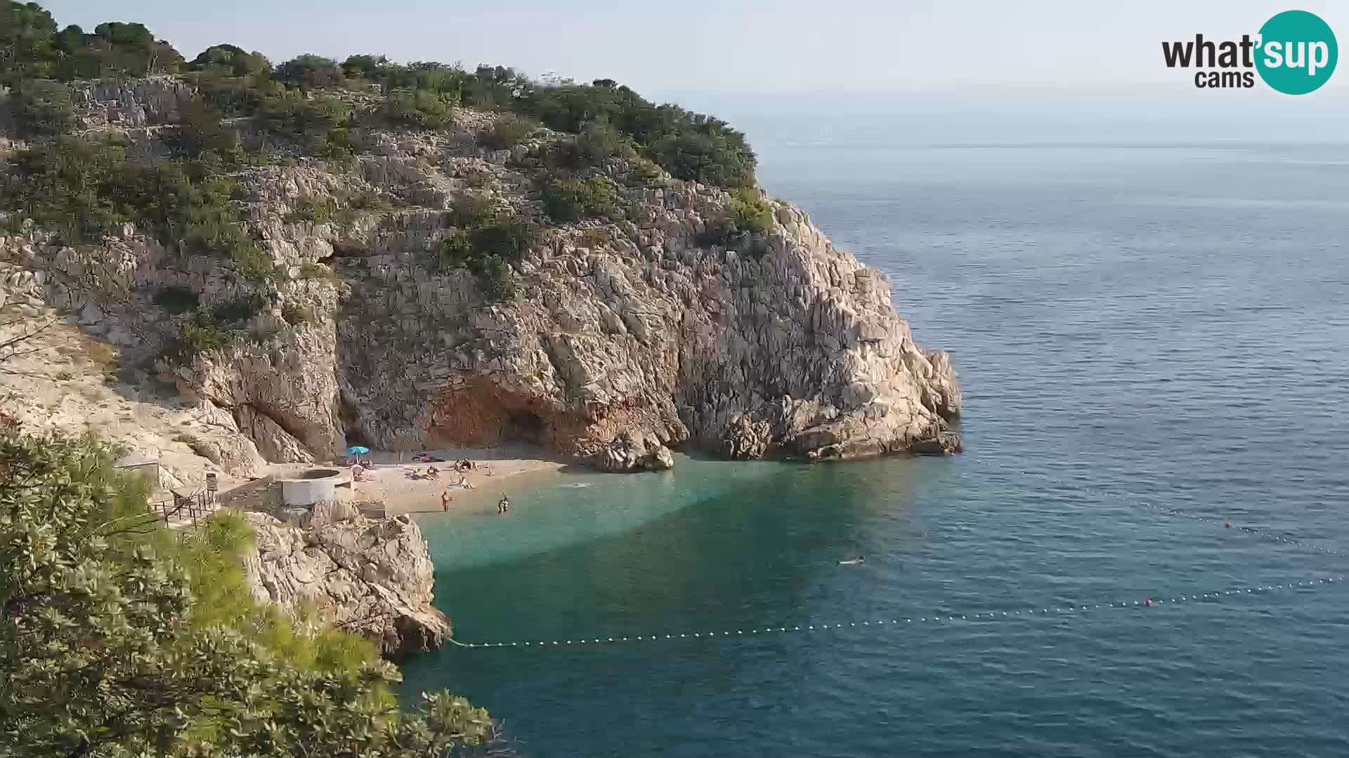 Webcam Brseč Strand – Mošćenička Draga – Kroatien