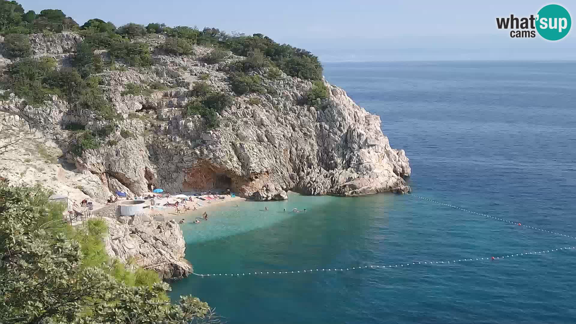Webcam Brseč Strand – Mošćenička Draga – Kroatien