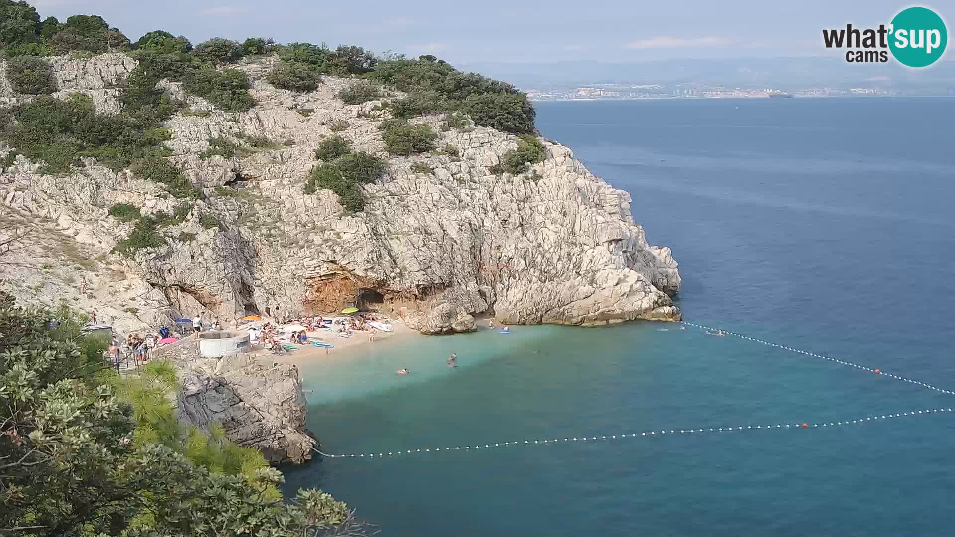 Webcam Brseč Strand – Mošćenička Draga – Kroatien