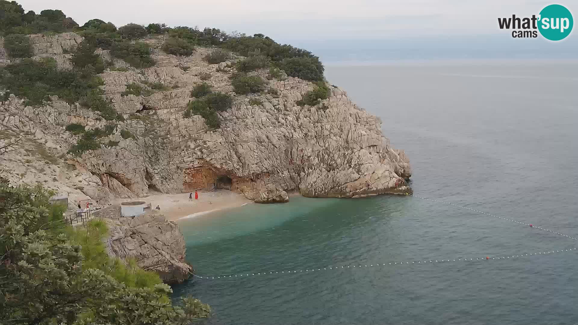 Webcam Bersezio spiaggia – Draga di Moschiena – Croazia