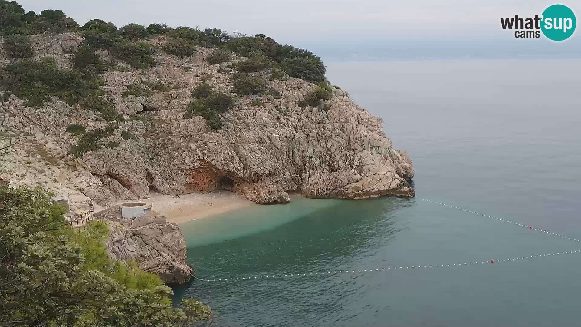 Webcam Bersezio spiaggia – Draga di Moschiena – Croazia