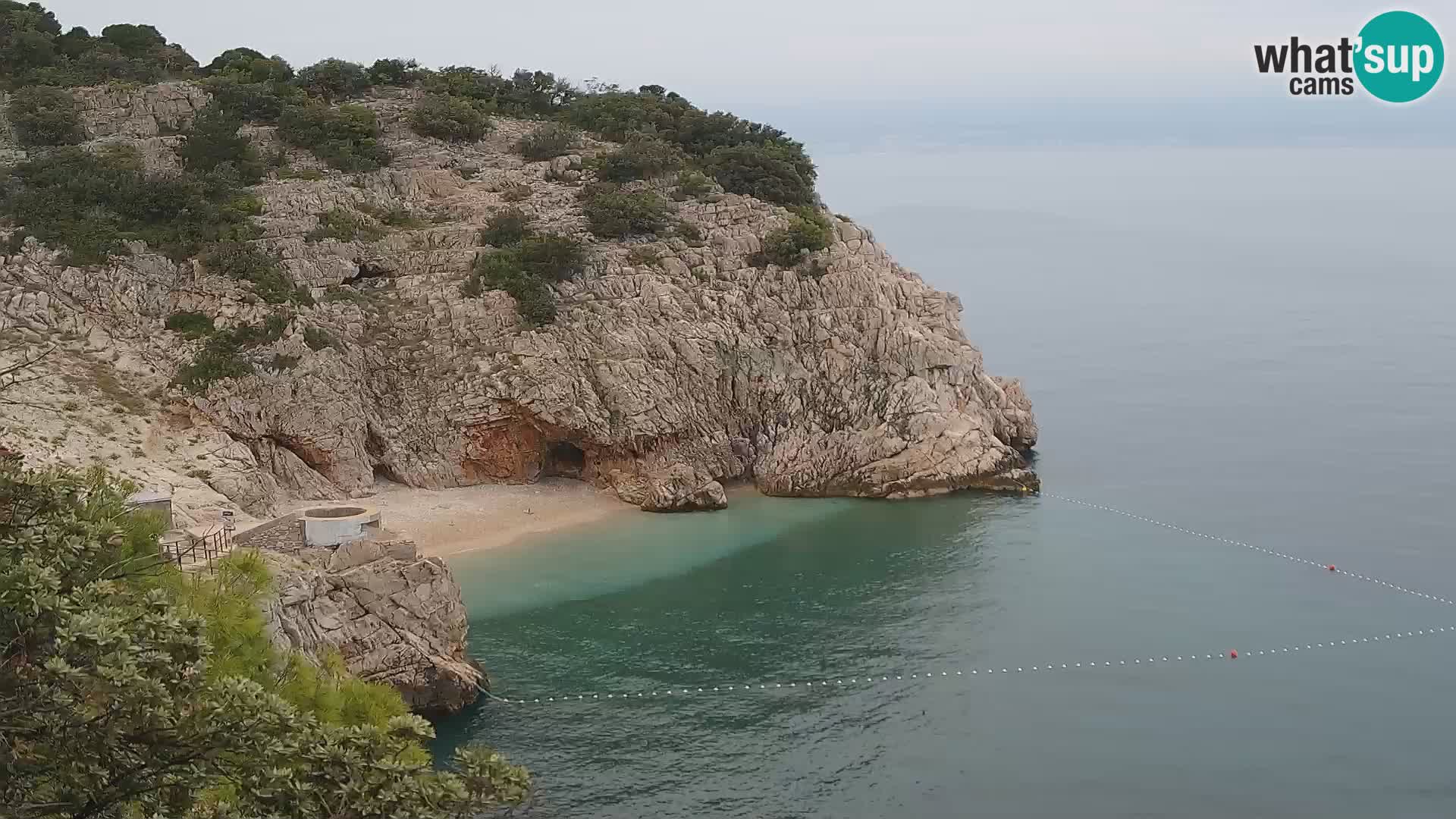 Web kamera plaže Brseč – Mošćenička Draga – Hrvatska