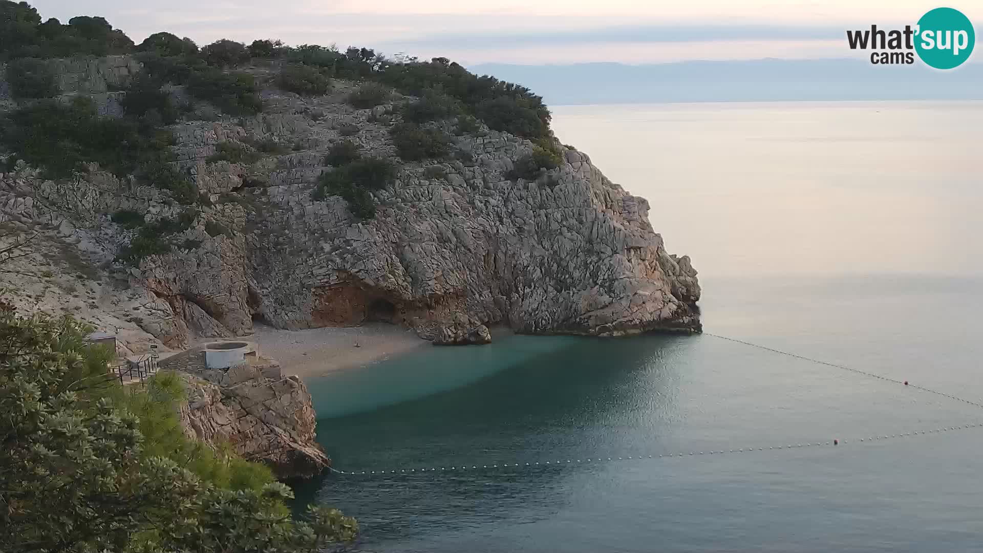 Webcam Bersezio spiaggia – Draga di Moschiena – Croazia