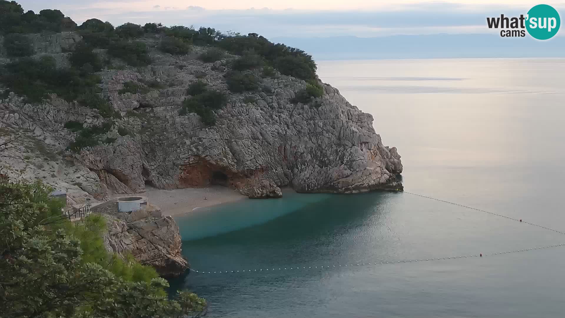 Webcam Bersezio spiaggia – Draga di Moschiena – Croazia