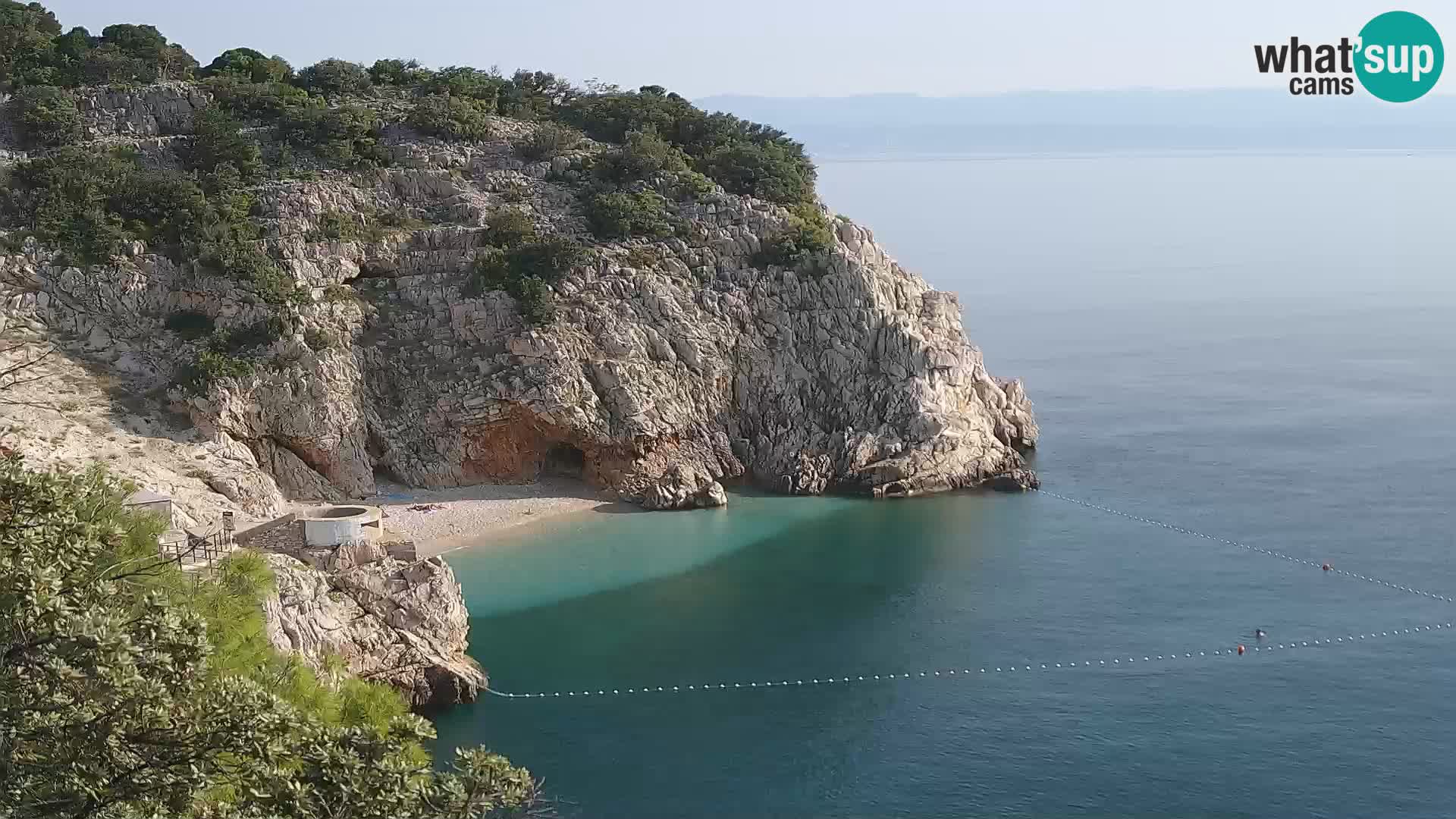 Webcam Brseč Strand – Mošćenička Draga – Kroatien