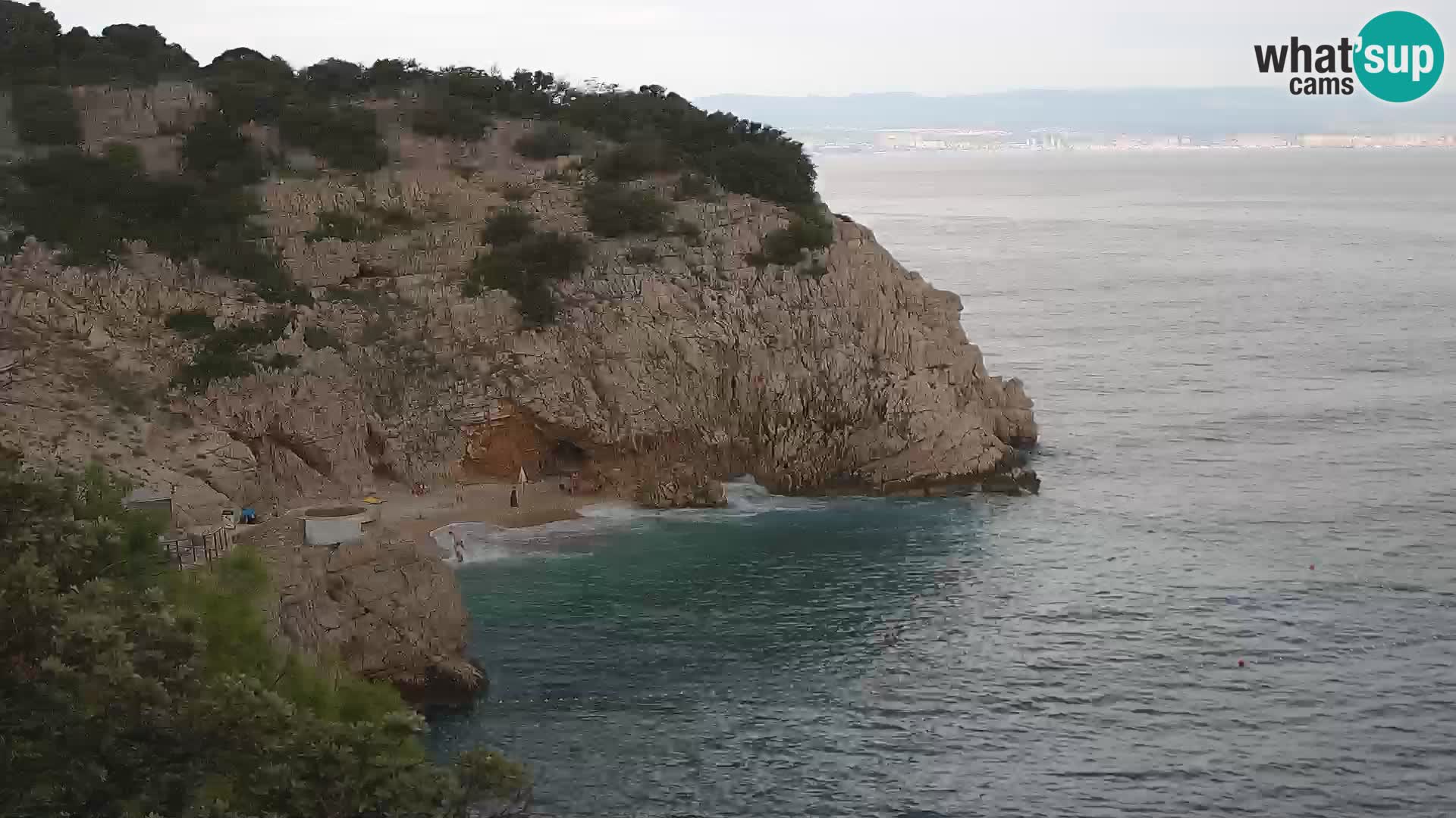 Webcam Bersezio spiaggia – Draga di Moschiena – Croazia
