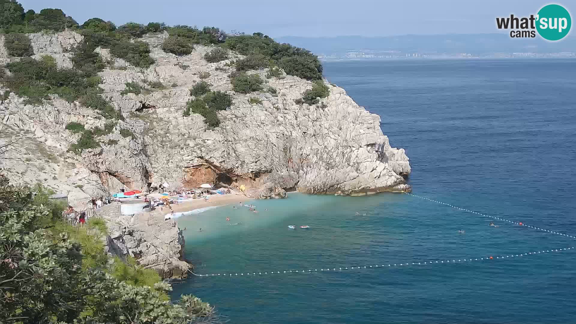 Webcam Brseč Strand – Mošćenička Draga – Kroatien