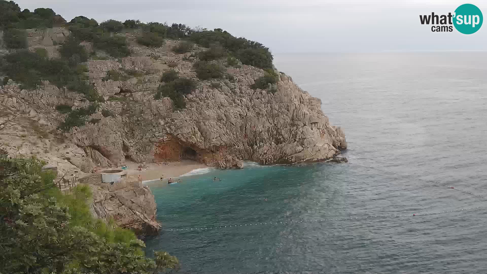 Webcam Brseč Strand – Mošćenička Draga – Kroatien