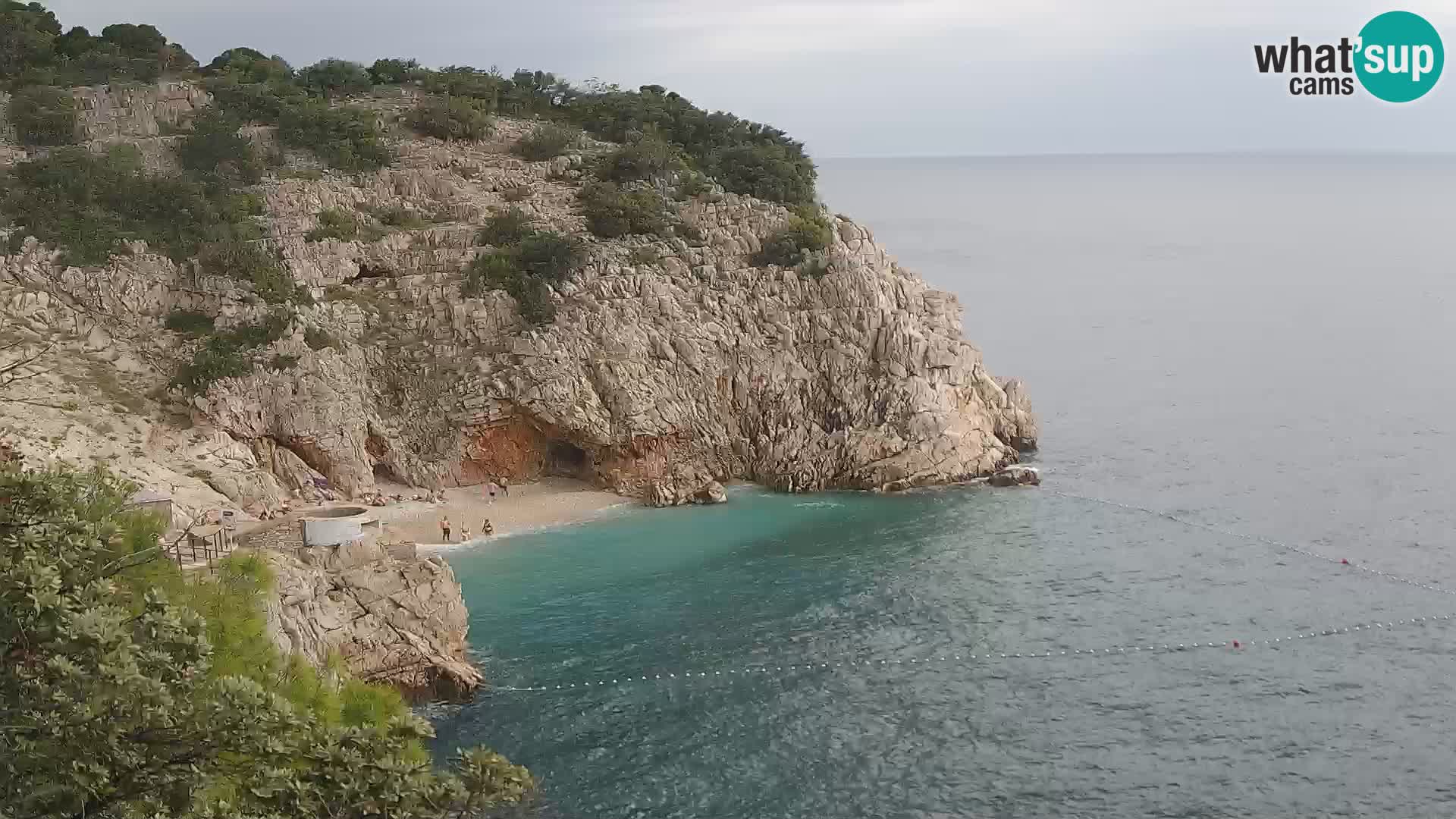Webcam Brseč Strand – Mošćenička Draga – Kroatien