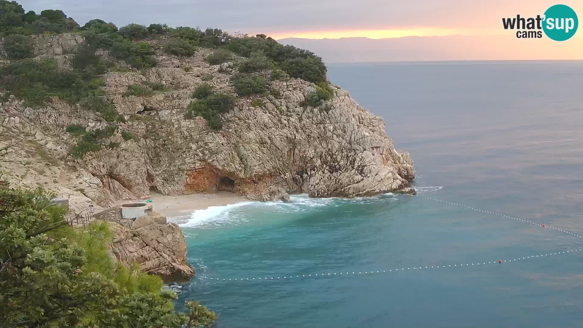Webcam Brseč Strand – Mošćenička Draga – Kroatien