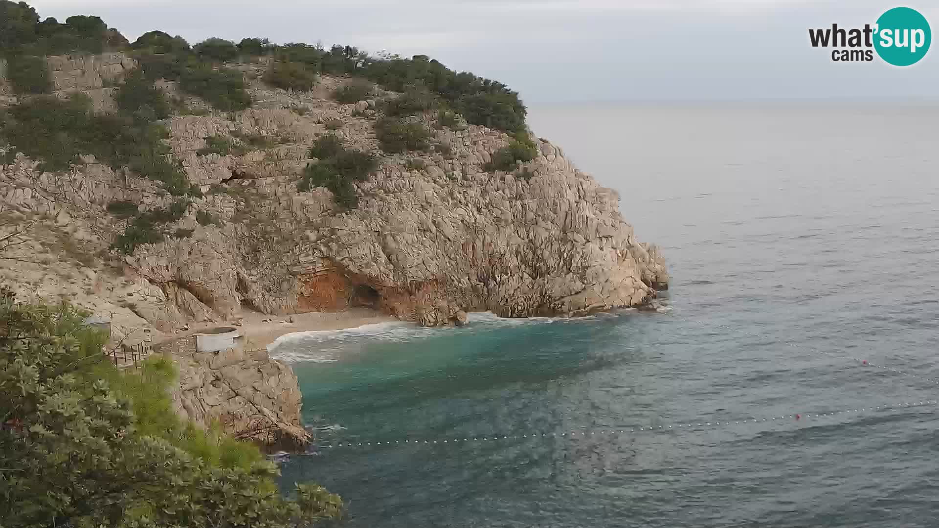 Webcam Brseč Strand – Mošćenička Draga – Kroatien