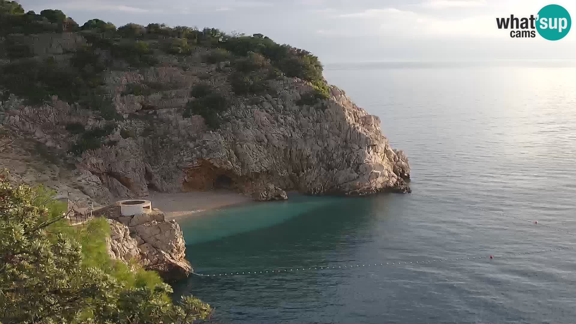 Web kamera plaže Brseč – Mošćenička Draga – Hrvatska