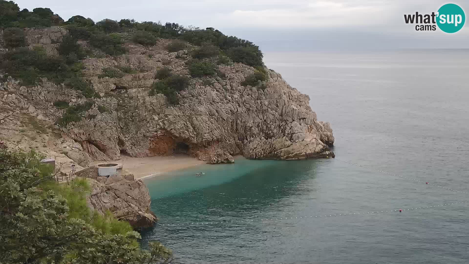 Web kamera plaže Brseč – Mošćenička Draga – Hrvatska