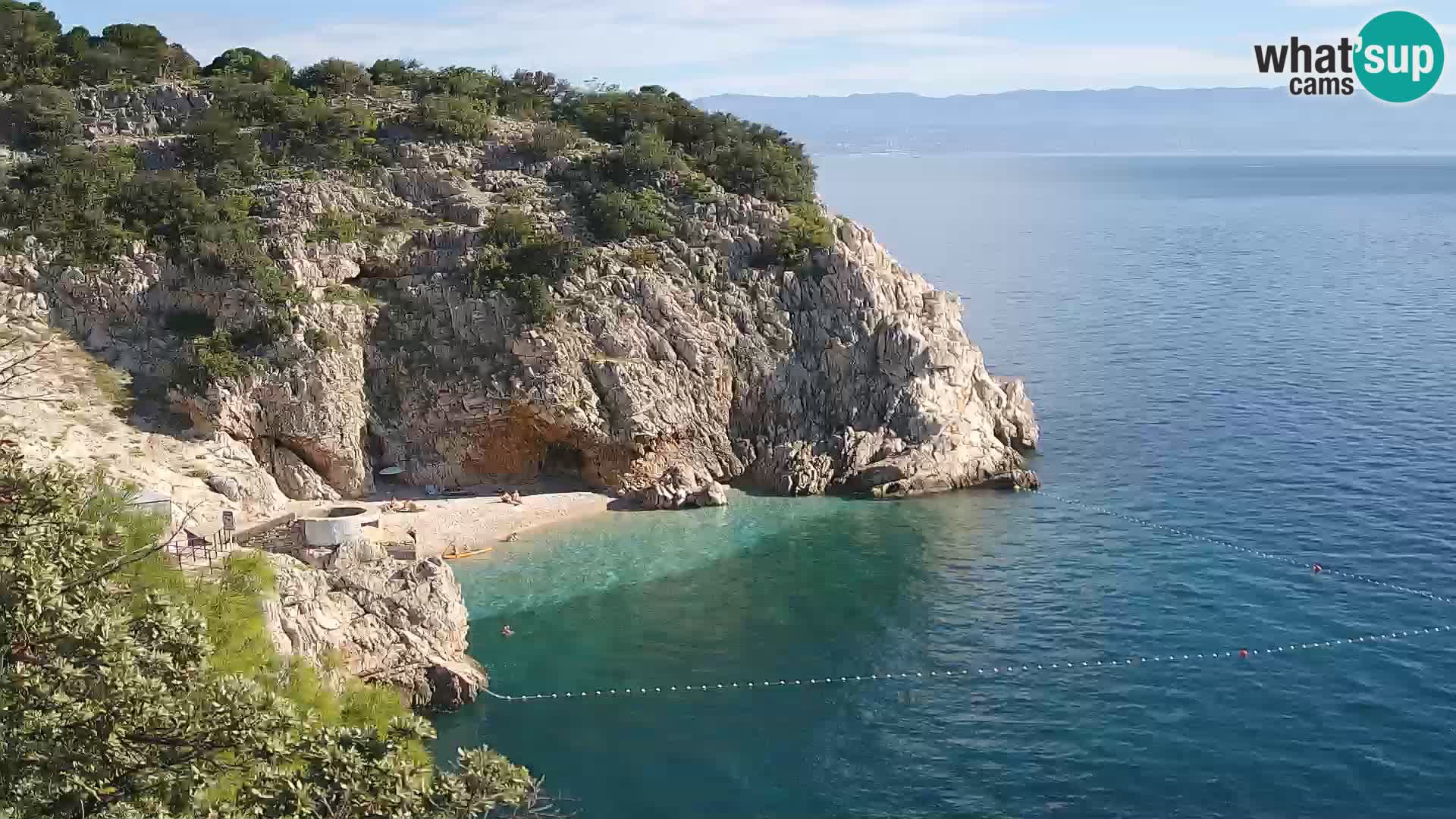 Webcam Brseč Strand – Mošćenička Draga – Kroatien