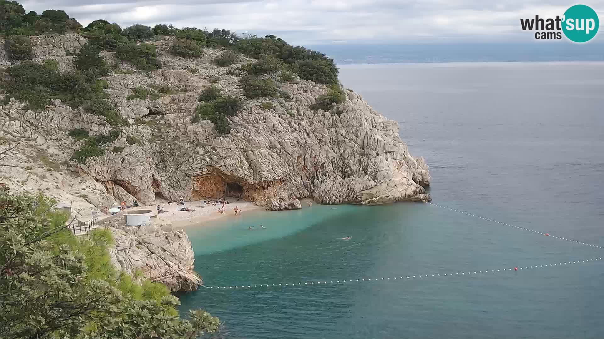 Webcam Brseč beach – Mošćenička Draga – Croatia