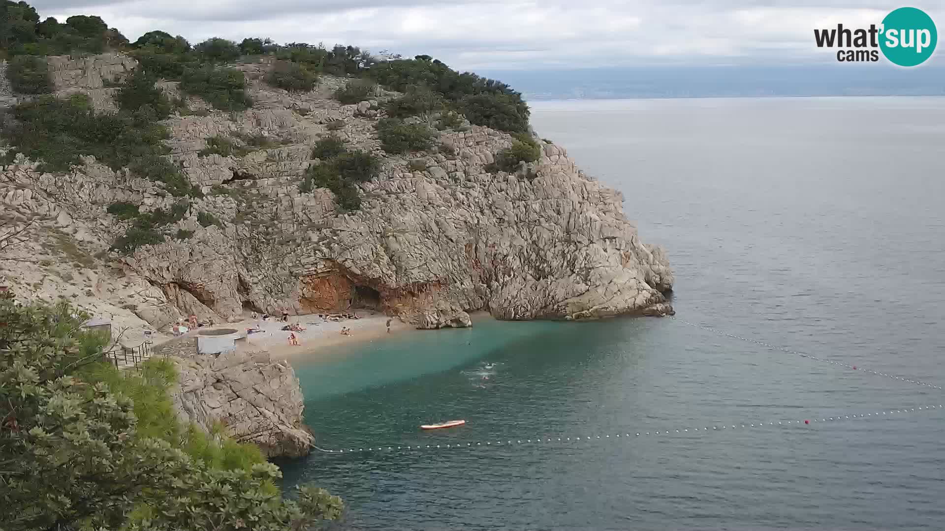 Webcam Brseč Strand – Mošćenička Draga – Kroatien
