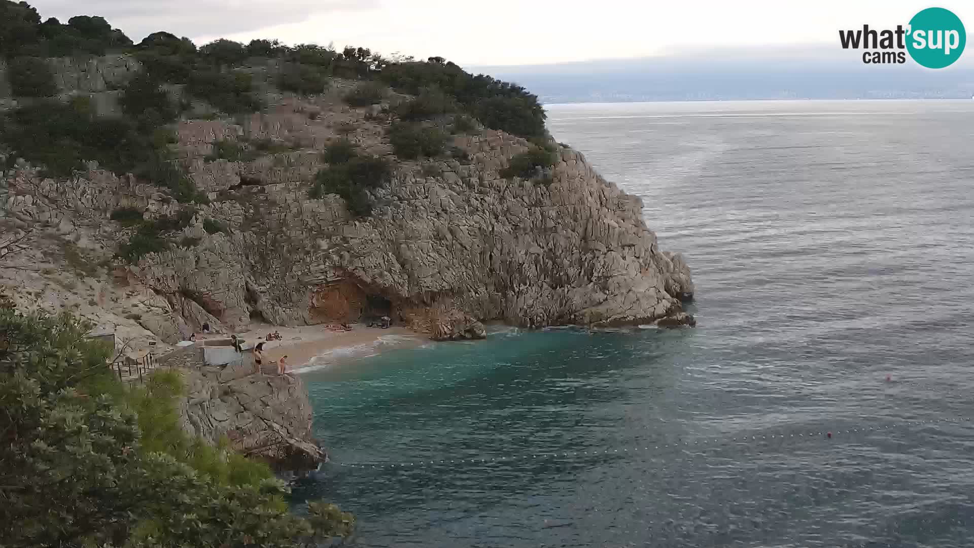 Web kamera plaže Brseč – Mošćenička Draga – Hrvatska