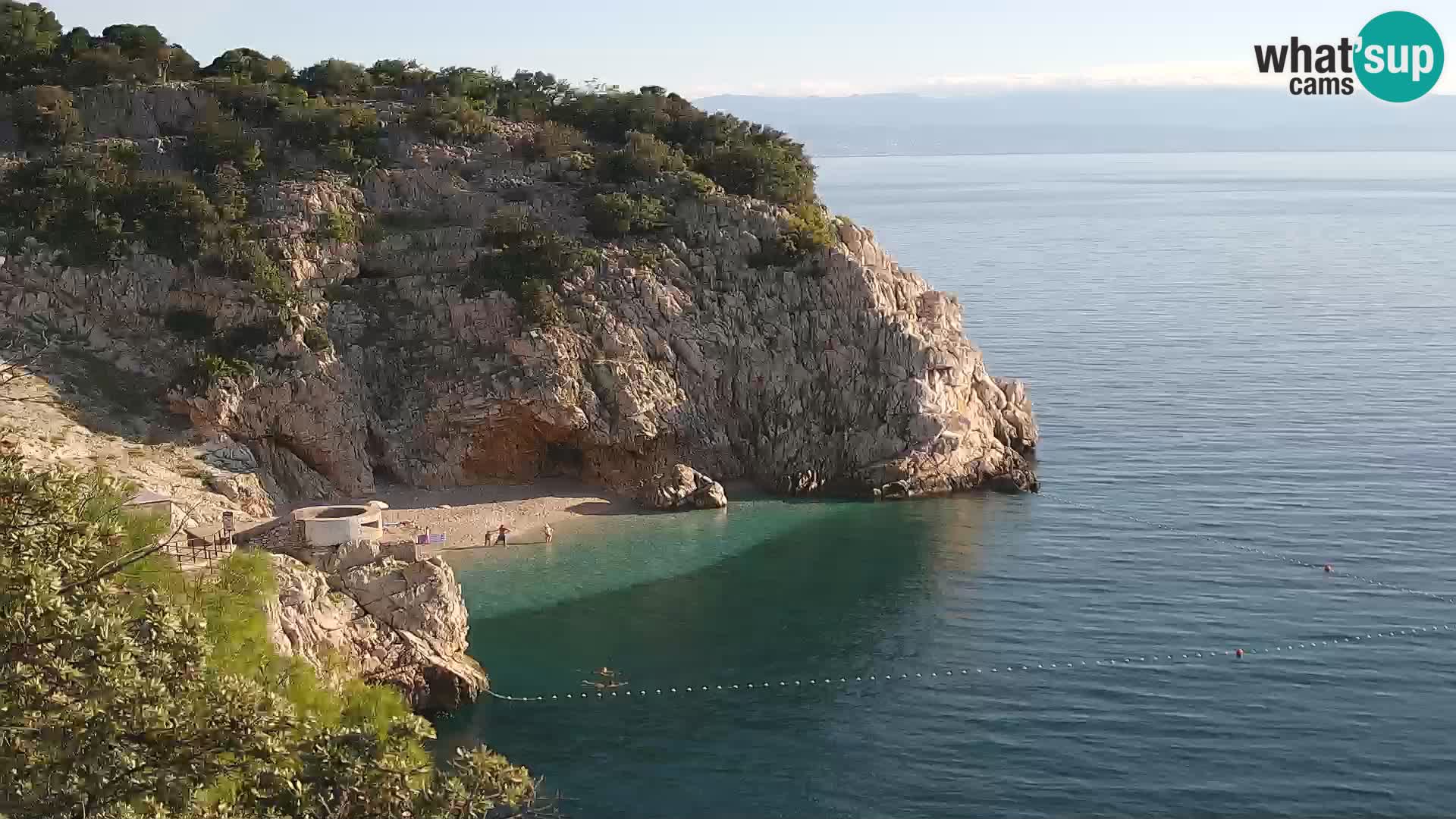 Webcam Brseč beach – Mošćenička Draga – Croatia
