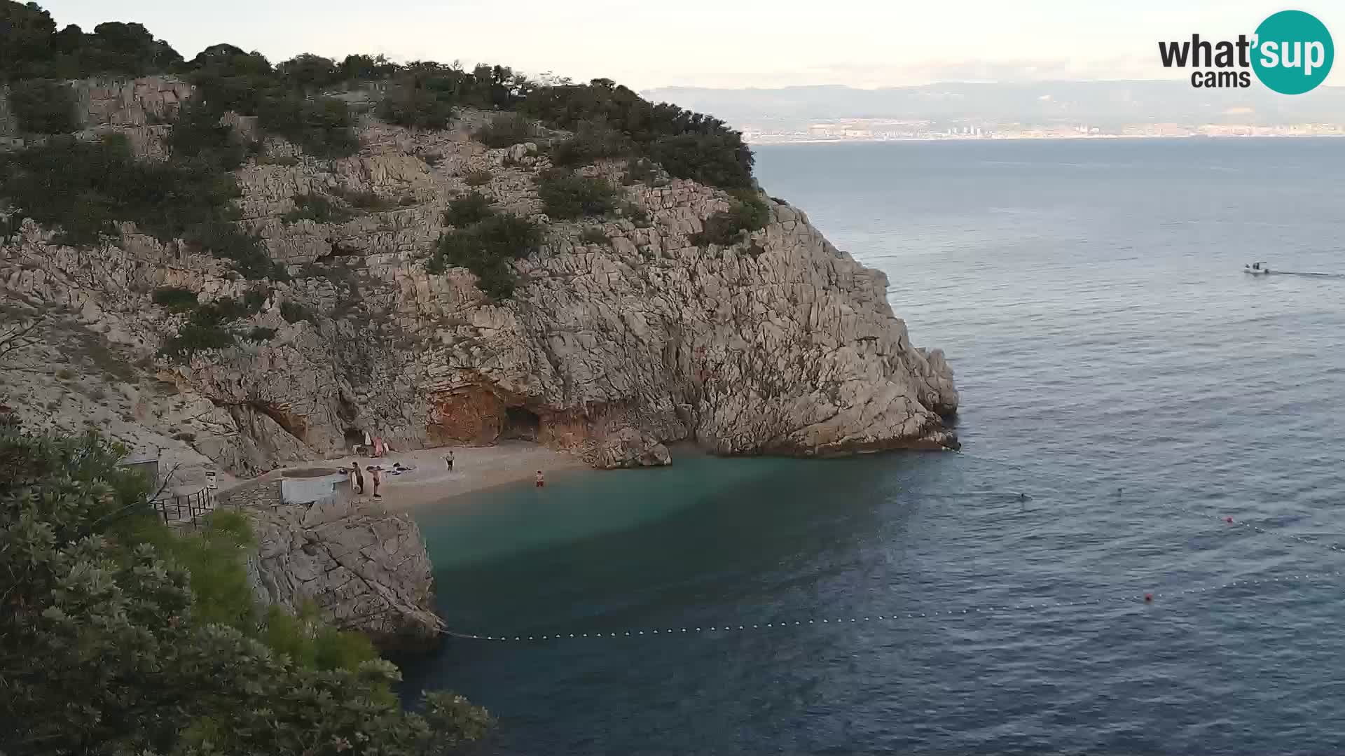 Webcam Brseč beach – Mošćenička Draga – Croatia
