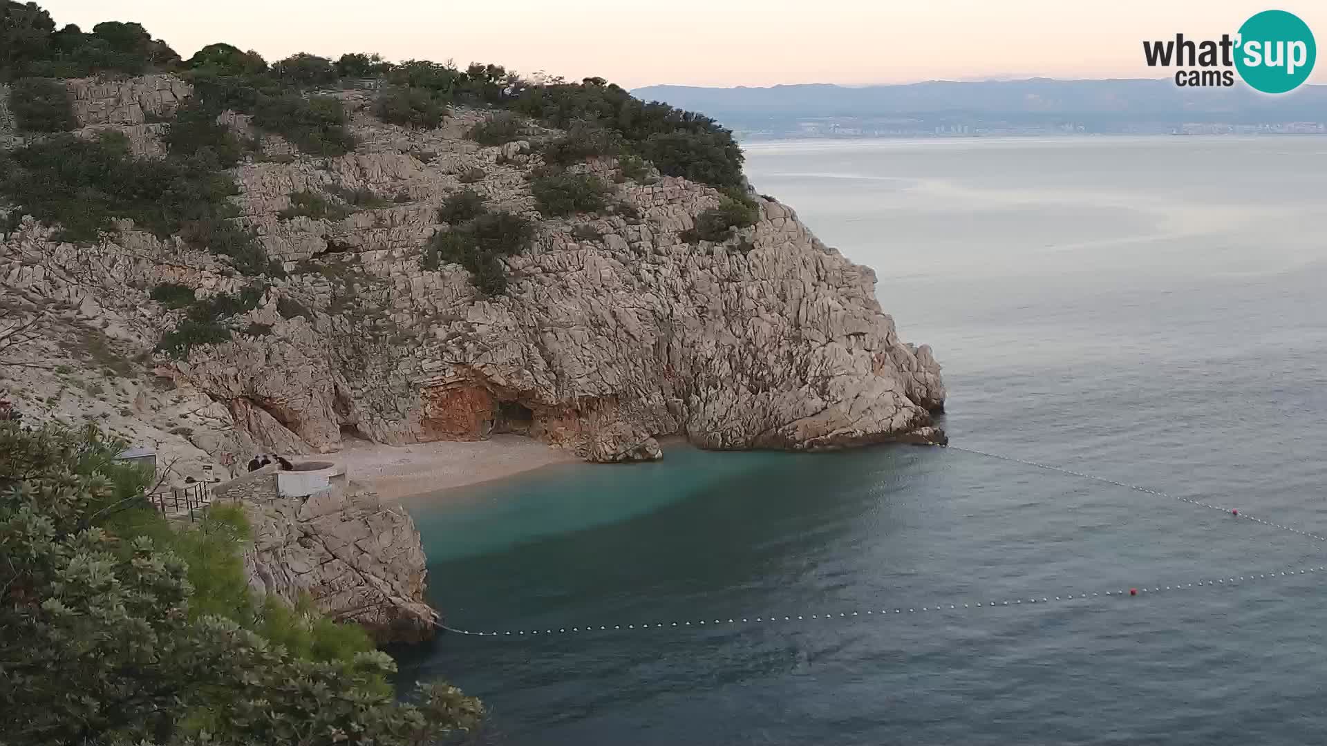 Web kamera plaže Brseč – Mošćenička Draga – Hrvatska