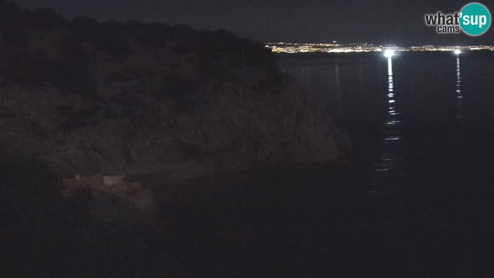 Webcam plage Brseč à Mošćenička Draga, Croatie