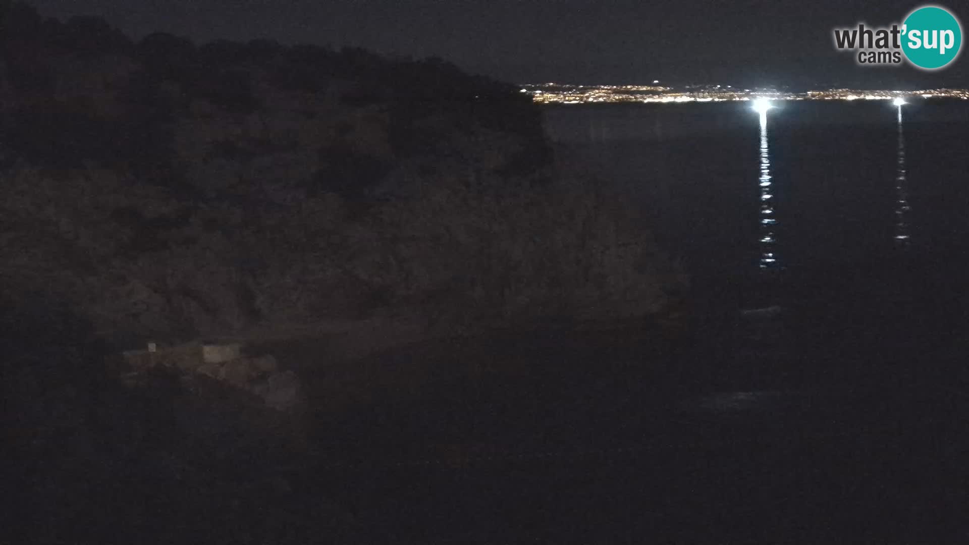 Webcam plage Brseč à Mošćenička Draga, Croatie