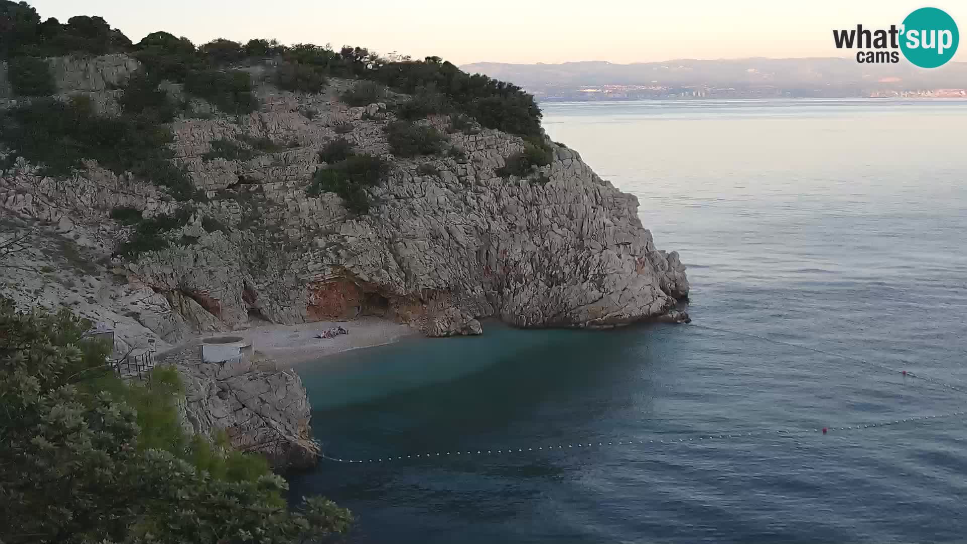 Webcam Brseč Strand – Mošćenička Draga – Kroatien
