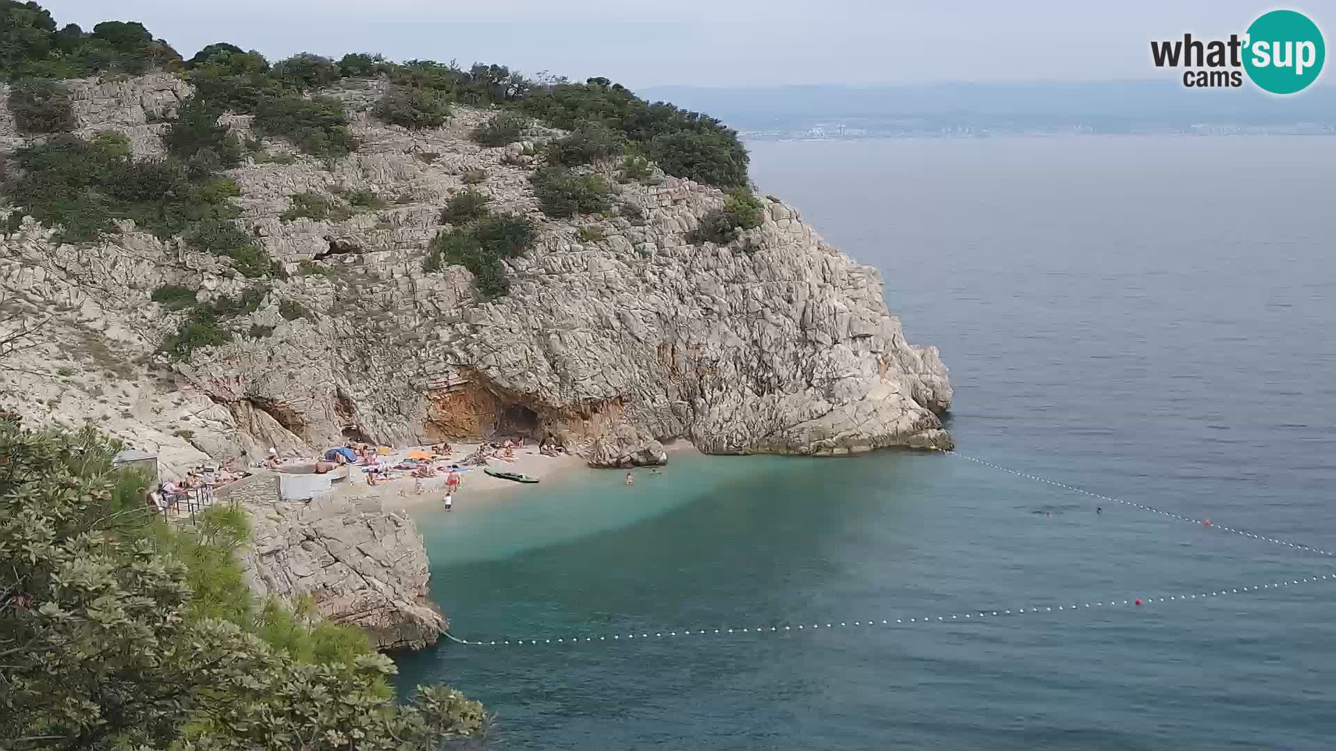 Webcam Brseč beach – Mošćenička Draga – Croatia
