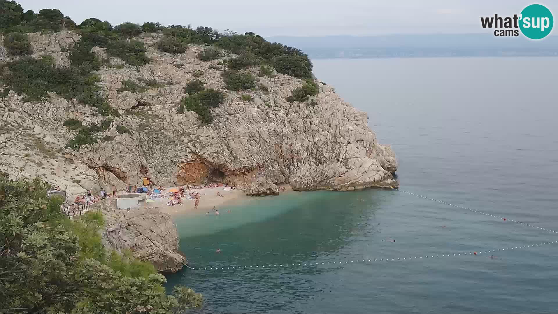 Webcam Brseč beach – Mošćenička Draga – Croatia