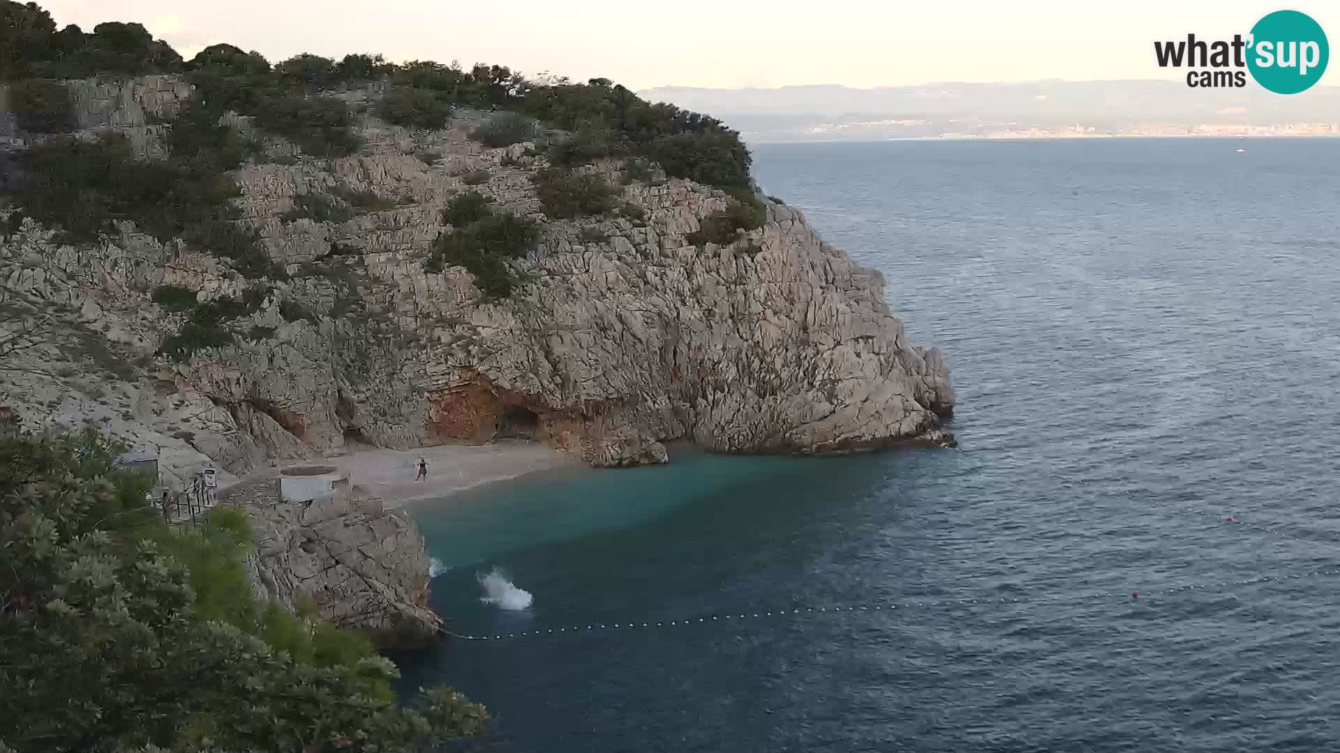 Webcam Brseč beach – Mošćenička Draga – Croatia