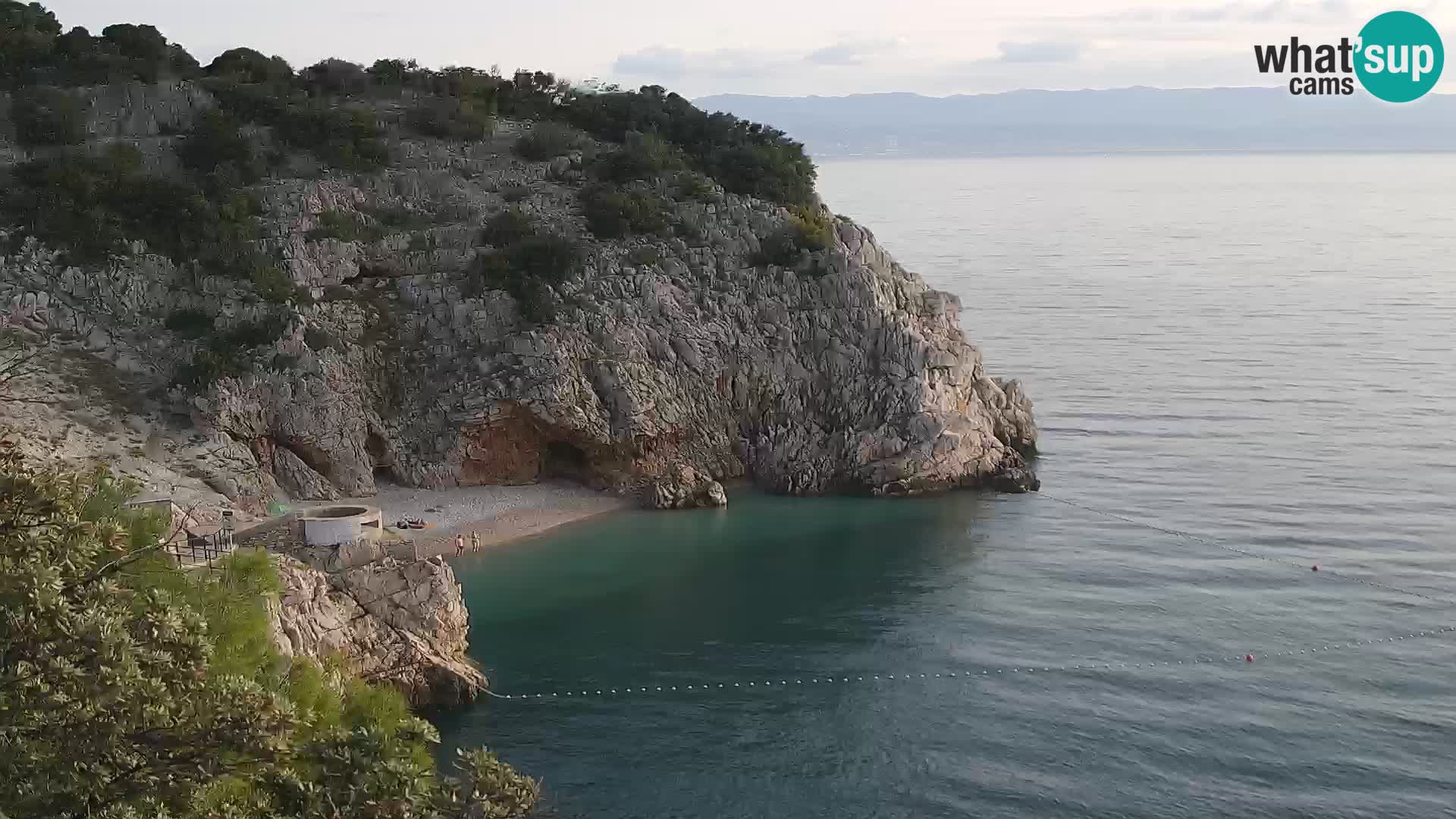 Webcam Bersezio spiaggia – Draga di Moschiena – Croazia