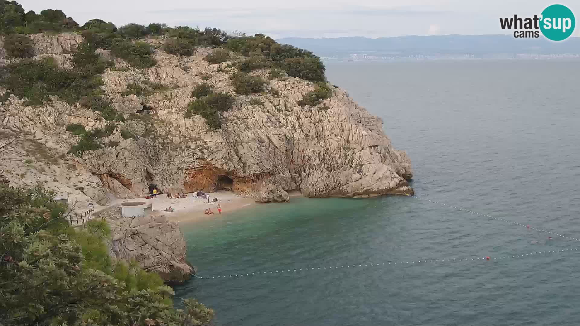 Webcam Bersezio spiaggia – Draga di Moschiena – Croazia