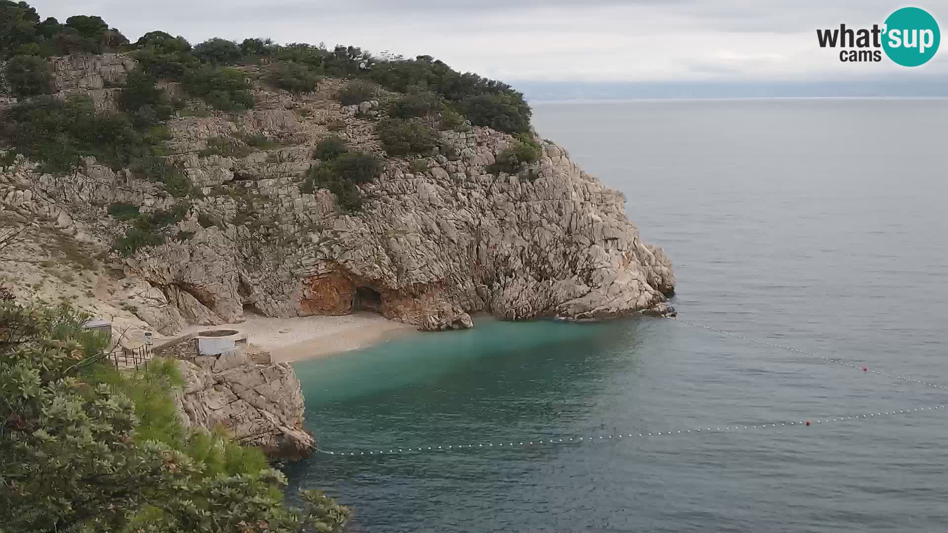Webcam Brseč beach – Mošćenička Draga – Croatia