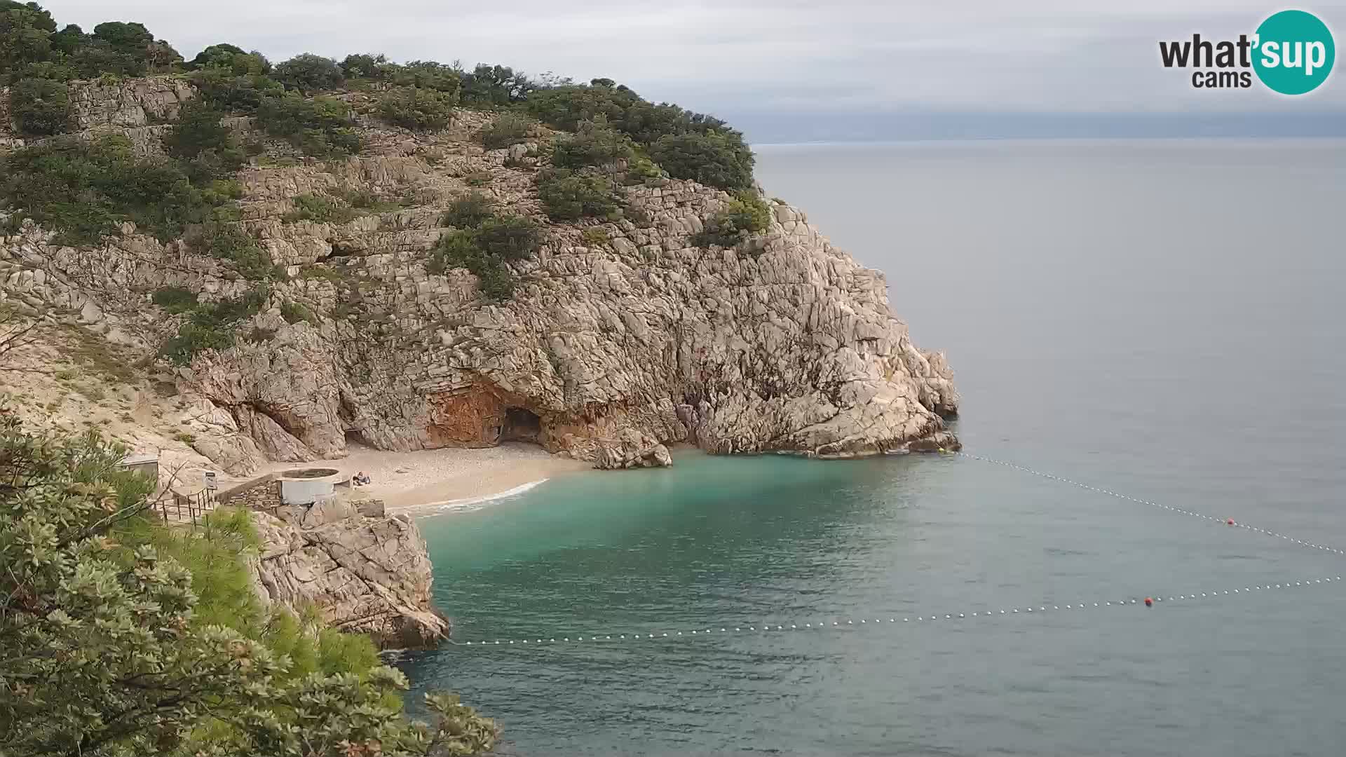 Web kamera plaže Brseč – Mošćenička Draga – Hrvatska
