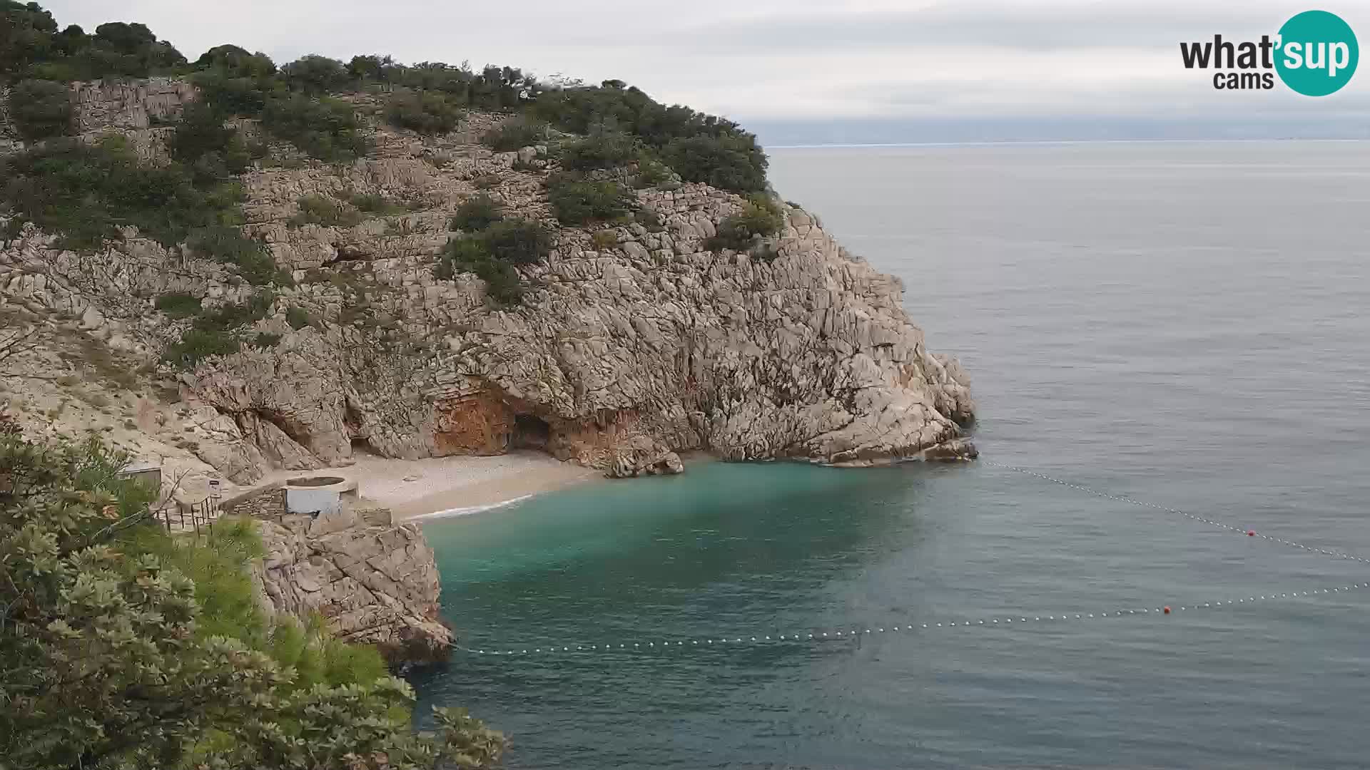 Web kamera plaže Brseč – Mošćenička Draga – Hrvatska