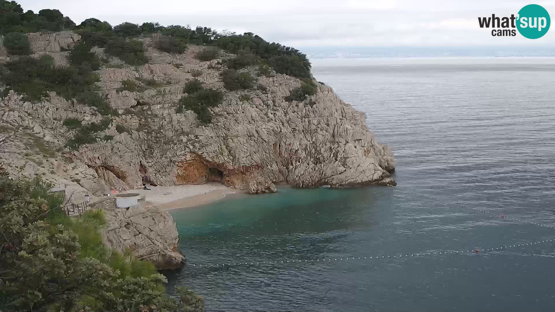 Webcam Bersezio spiaggia – Draga di Moschiena – Croazia