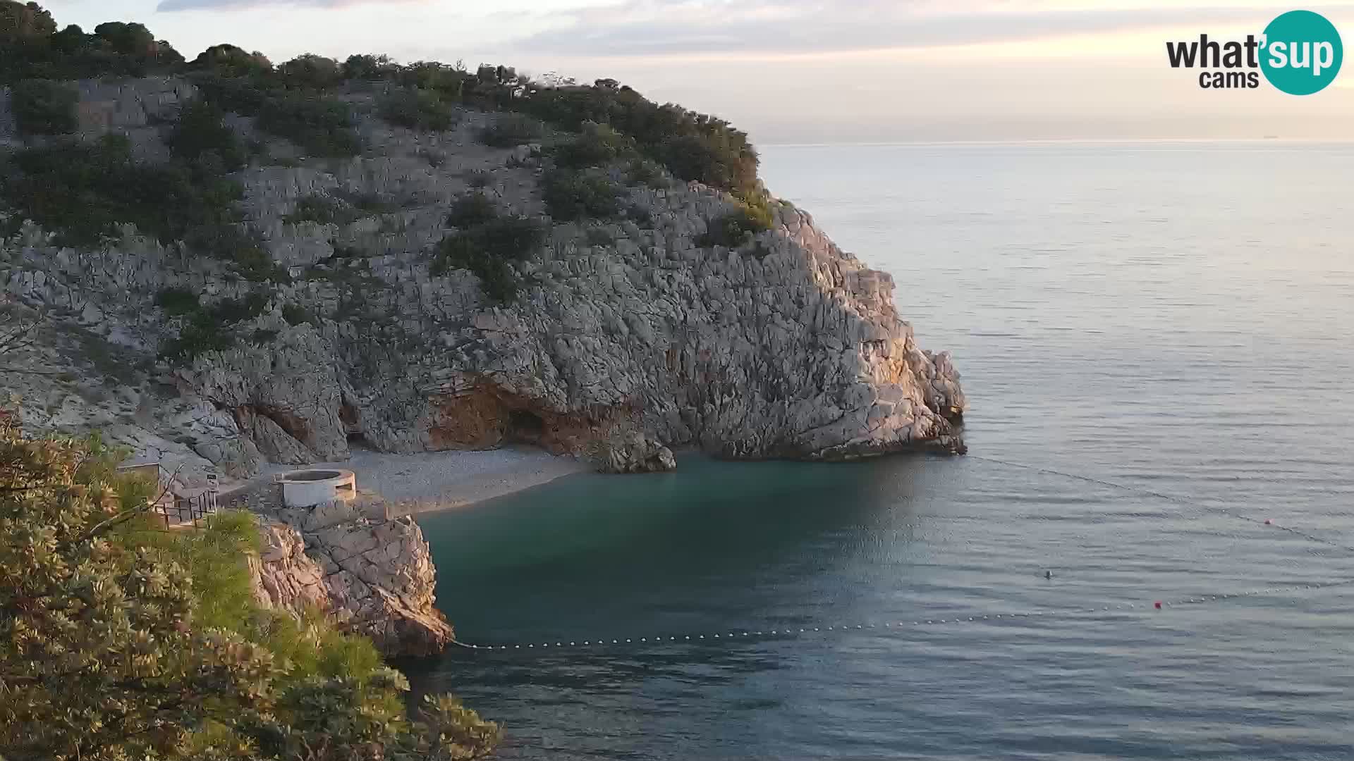 Web kamera plaže Brseč – Mošćenička Draga – Hrvatska