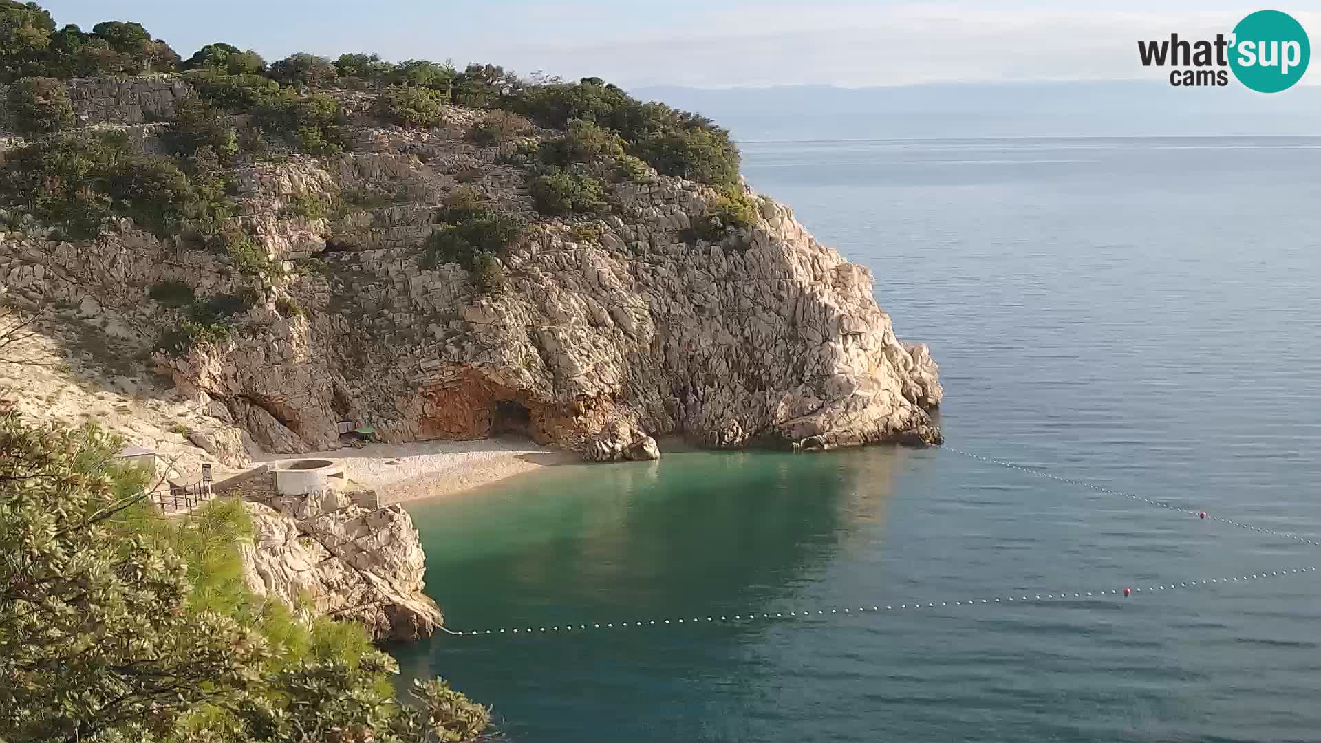 Webcam Brseč Strand – Mošćenička Draga – Kroatien