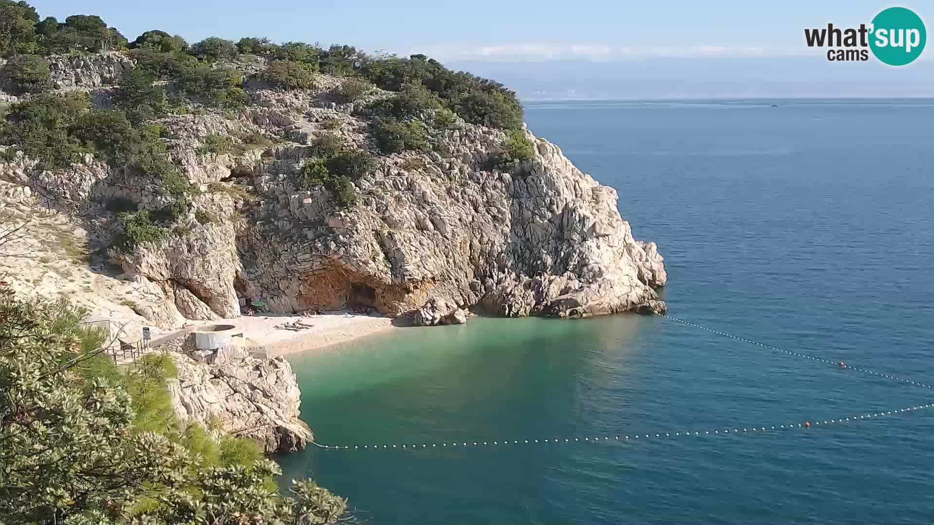Webcam Brseč Strand – Mošćenička Draga – Kroatien