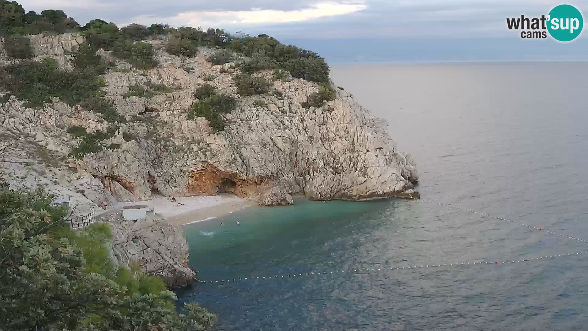 Web kamera plaže Brseč – Mošćenička Draga – Hrvatska