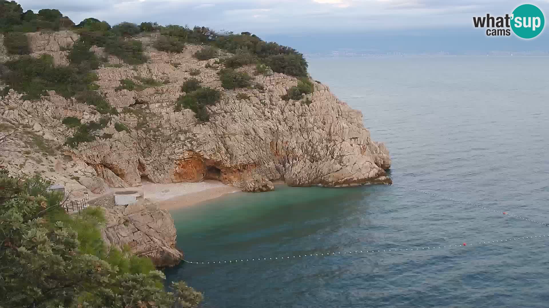 Webcam Brseč Strand – Mošćenička Draga – Kroatien