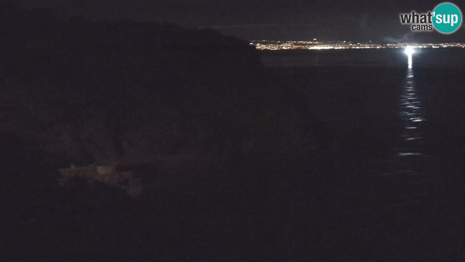 Webcam plage Brseč à Mošćenička Draga, Croatie