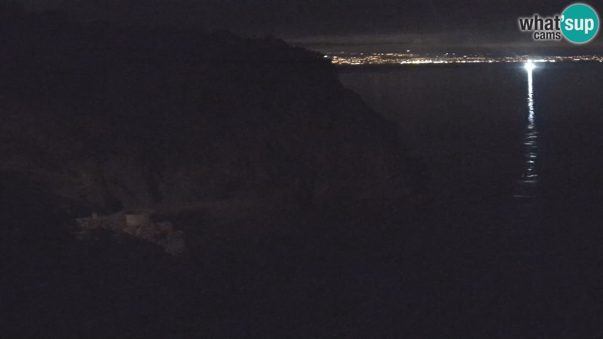 Webcam plage Brseč à Mošćenička Draga, Croatie