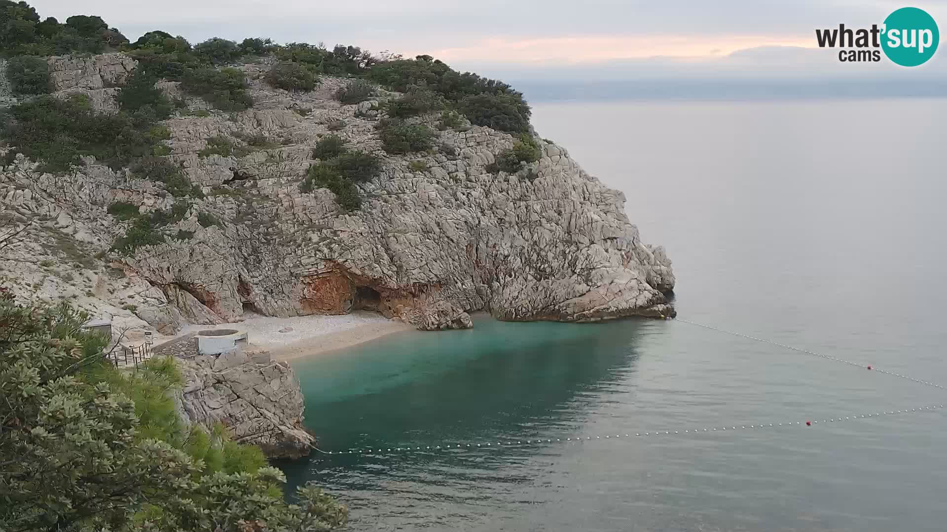 Webcam Bersezio spiaggia – Draga di Moschiena – Croazia