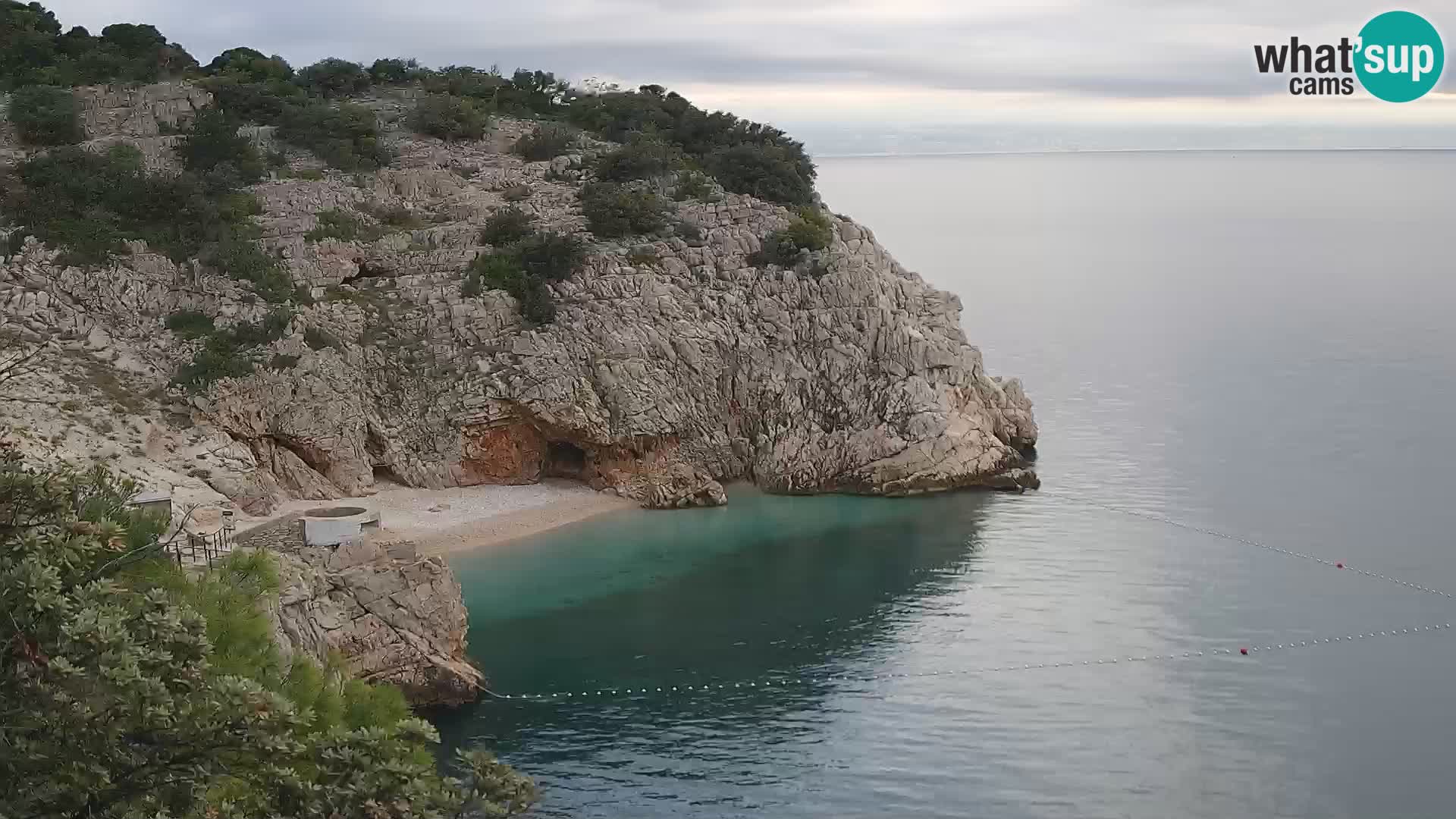 Webcam Brseč beach – Mošćenička Draga – Croatia