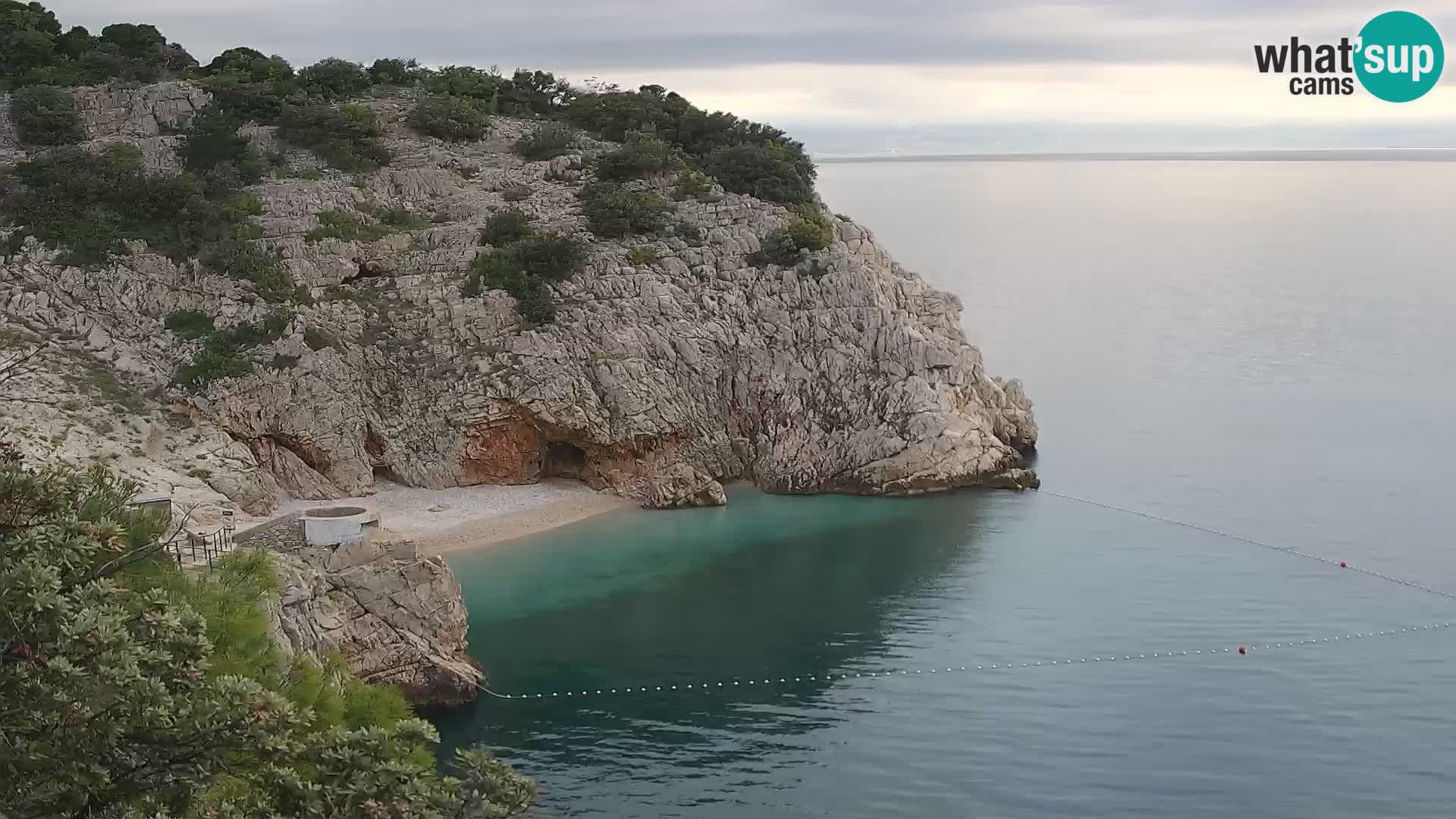 Web kamera plaže Brseč – Mošćenička Draga – Hrvatska