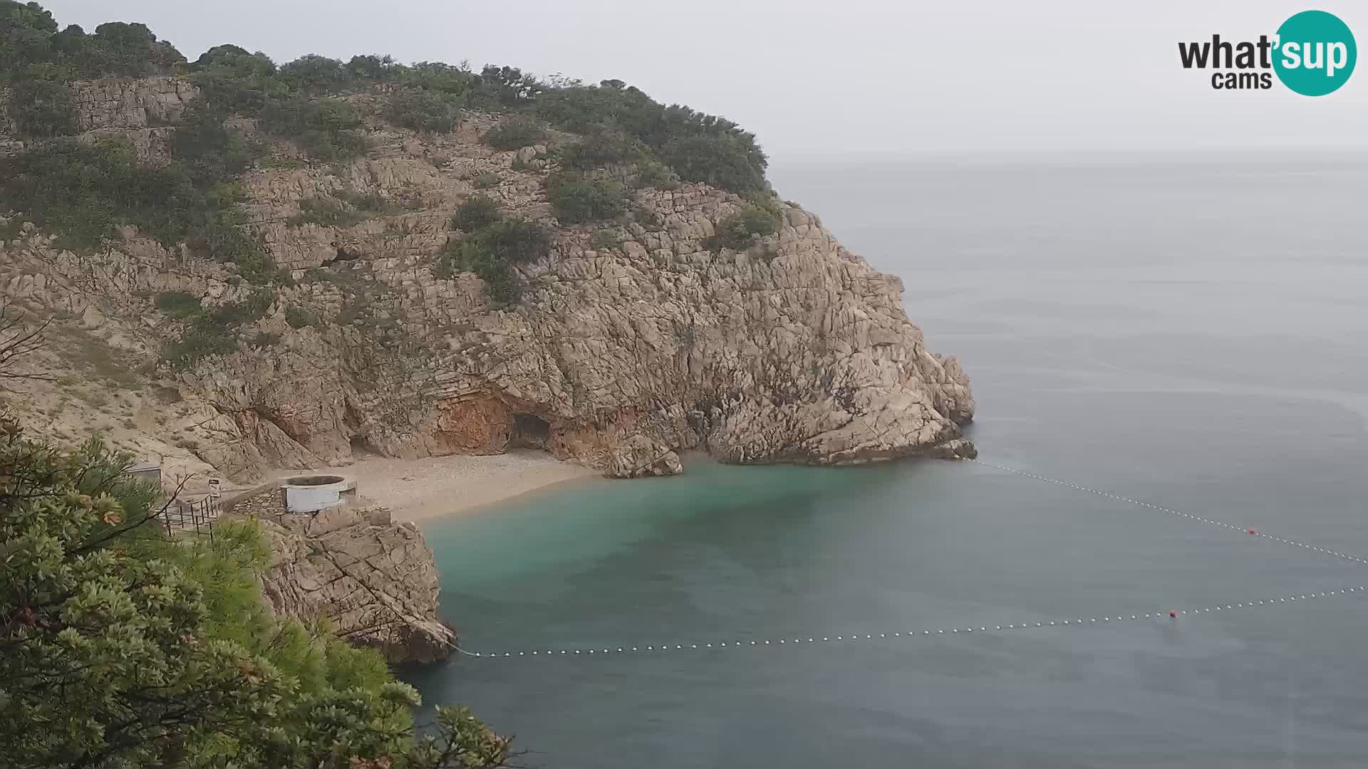 Webcam Brseč beach – Mošćenička Draga – Croatia