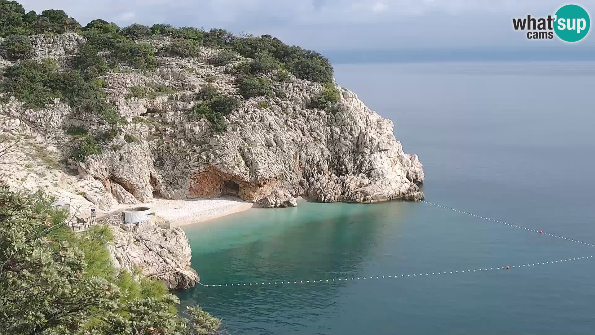 Webcam Brseč beach – Mošćenička Draga – Croatia