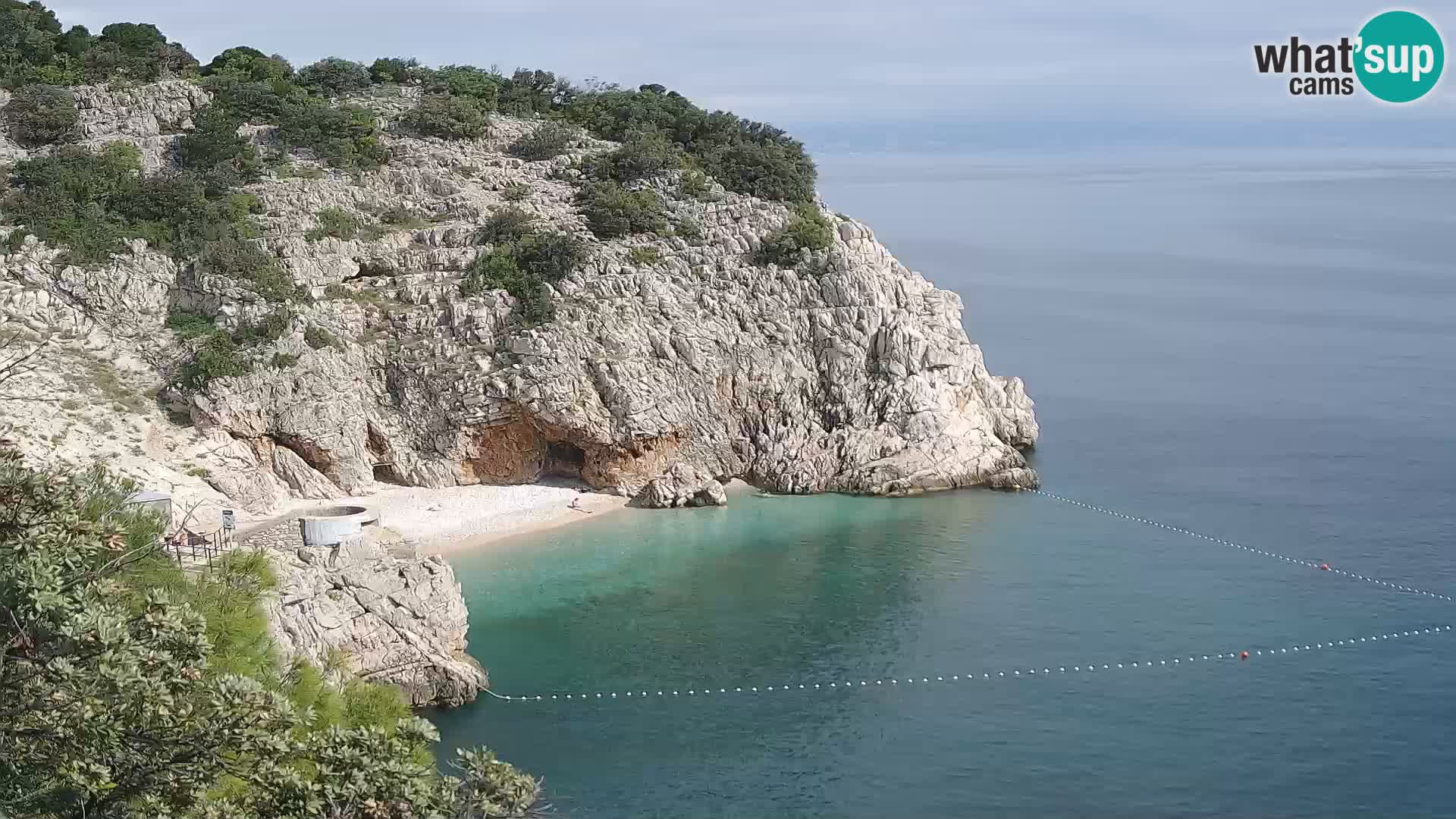 Webcam Brseč beach – Mošćenička Draga – Croatia