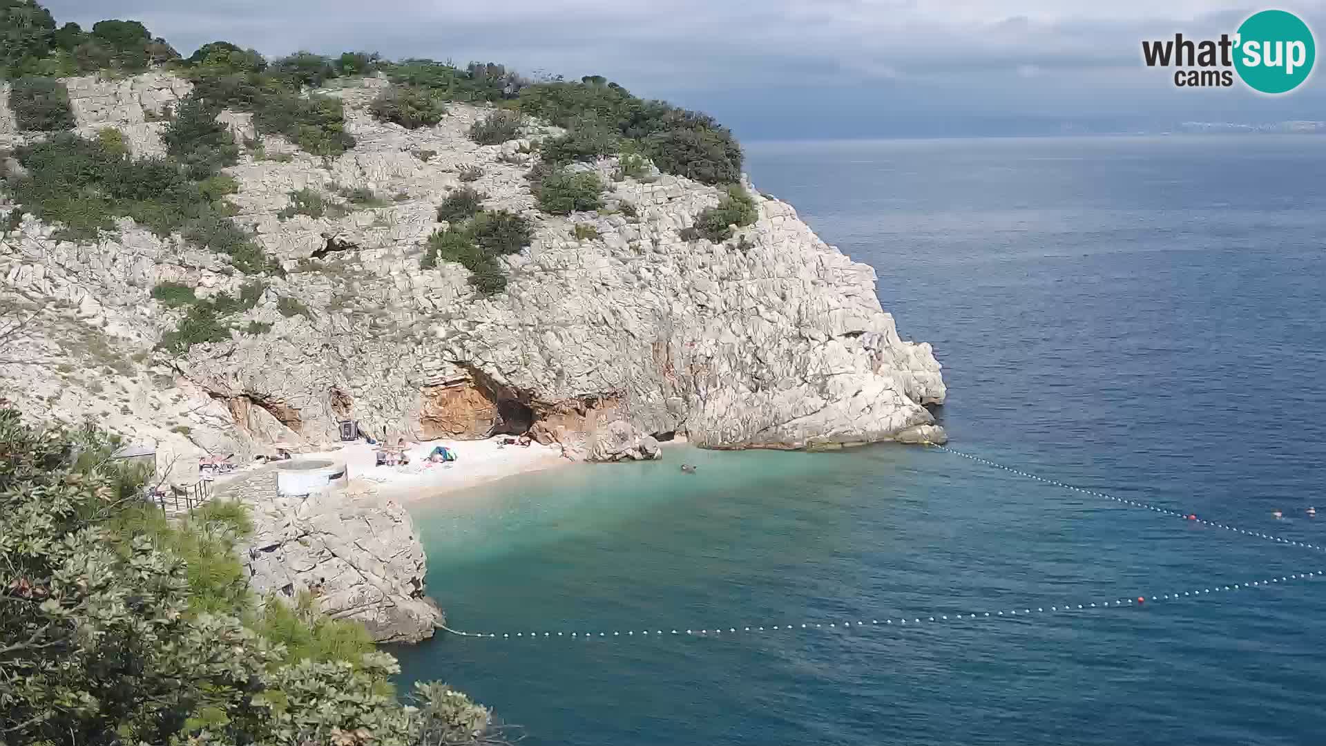 Webcam Brseč Strand – Mošćenička Draga – Kroatien